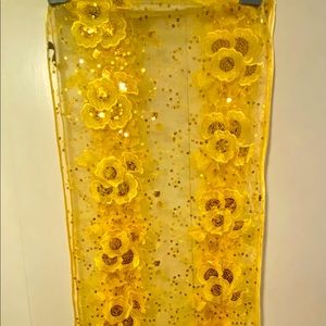 Beautiful yellow scarf